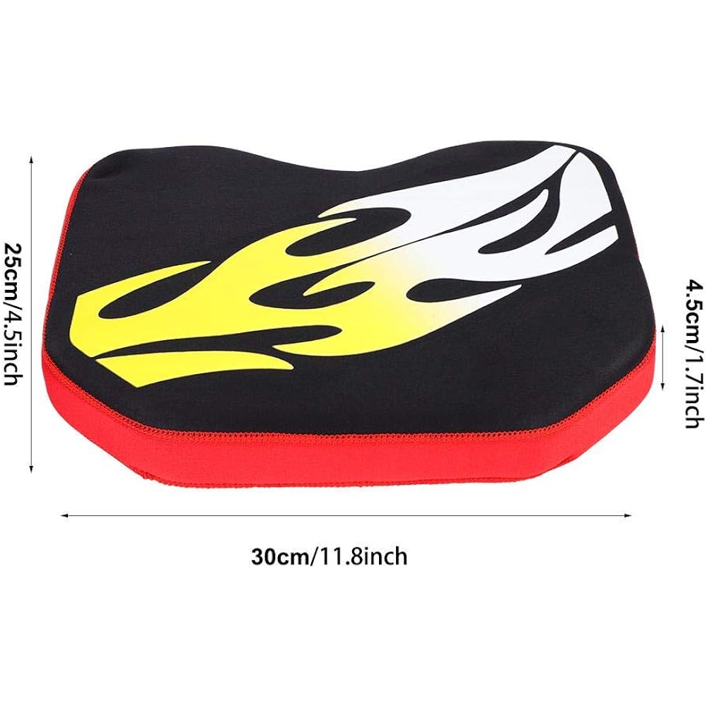 Kayak Boat Cushion Seat with Suction Cup, Thick, Soft, Anti-slip, Portable, For Fishing, Camping, Outdoor Use, 3 Colors (Flame)...