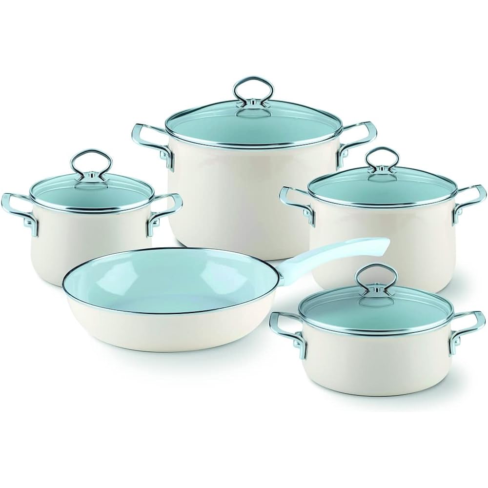 RIESS Two-handed pot VERDE 1kg casserole m.Glasdeck 16cm 1L 0707-013