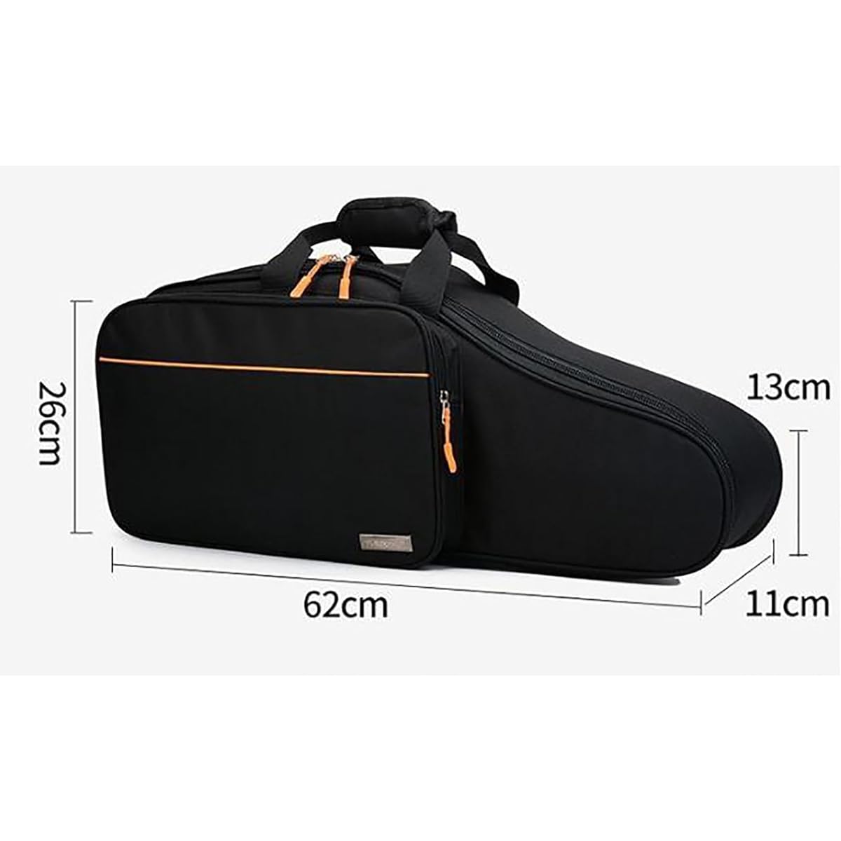 Saxophone bag, saxophone case, shoulder bag, alto bag, instrument bag, thick, lightweight case for wind instruments