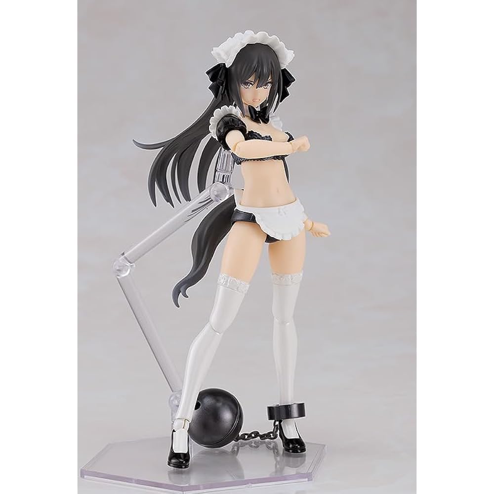 Max Factory PLAMAX GP 07 Underwear Bare Girl Ran & Jerry Maid Ver. Set Non-Scale Assembly Type Plastic Model