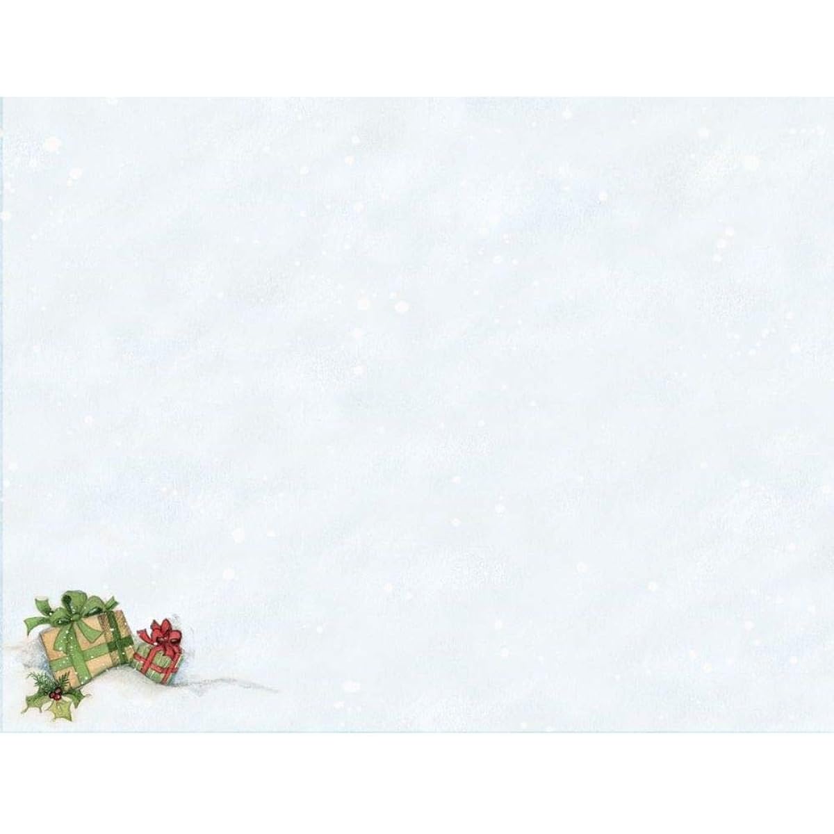 LANG Snow Tractor Boxed Christmas Card (1004844)