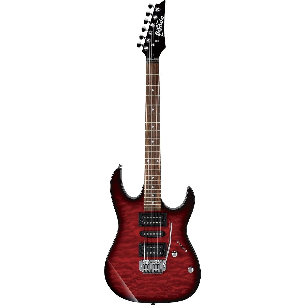 GIO Ibanez GRX70QA-TRB (Transparent Red Burst)