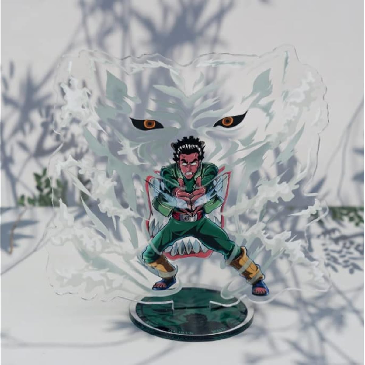 Fukujin Anime Acrylic Stand Figure Might Guy Figure Anime Humanoid Decoration