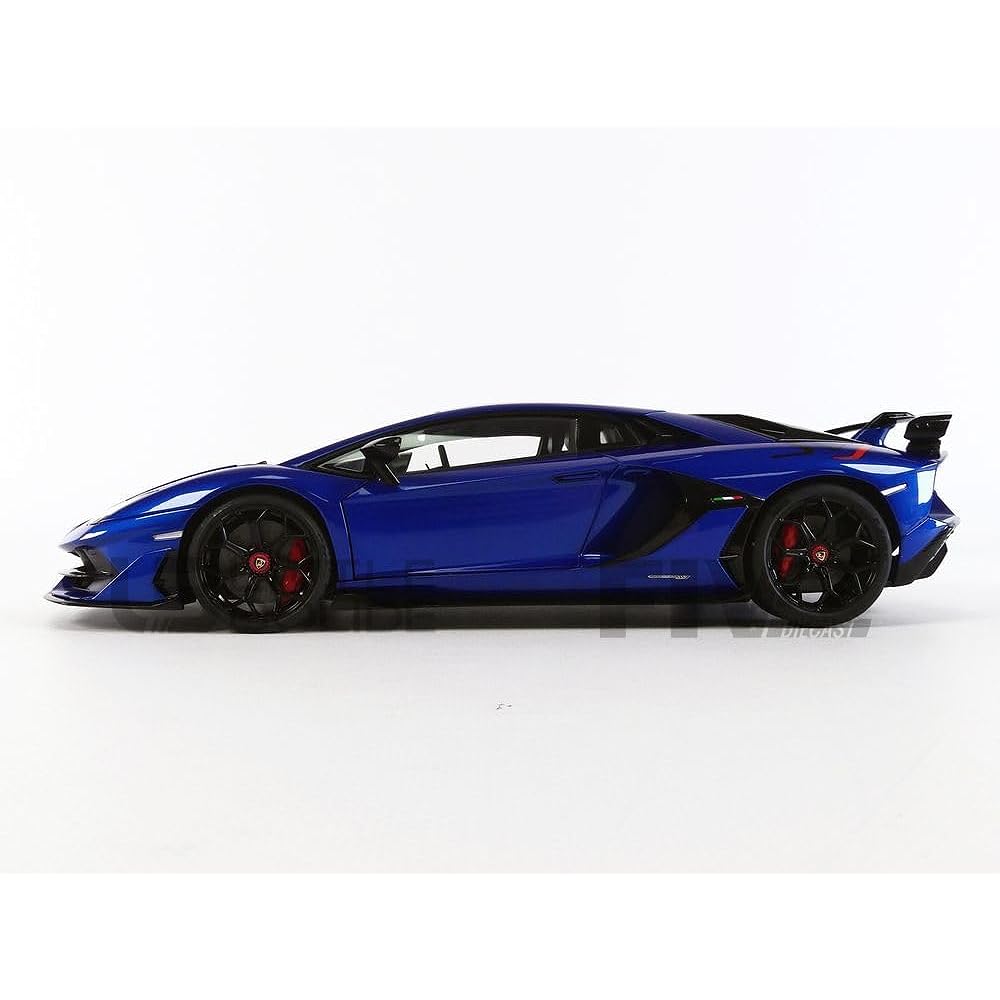 AUTOart 1/18 Lamborghini Aventador SVJ Metallic Blue Finished Product 79174