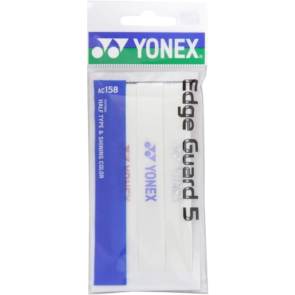 YONEX Tennis Badminton Grip Tape Wet Super Grip with Case (5 Pieces) AC1025P White