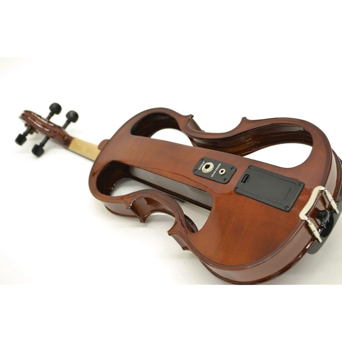 Carlo Giordano electric violin natural brown