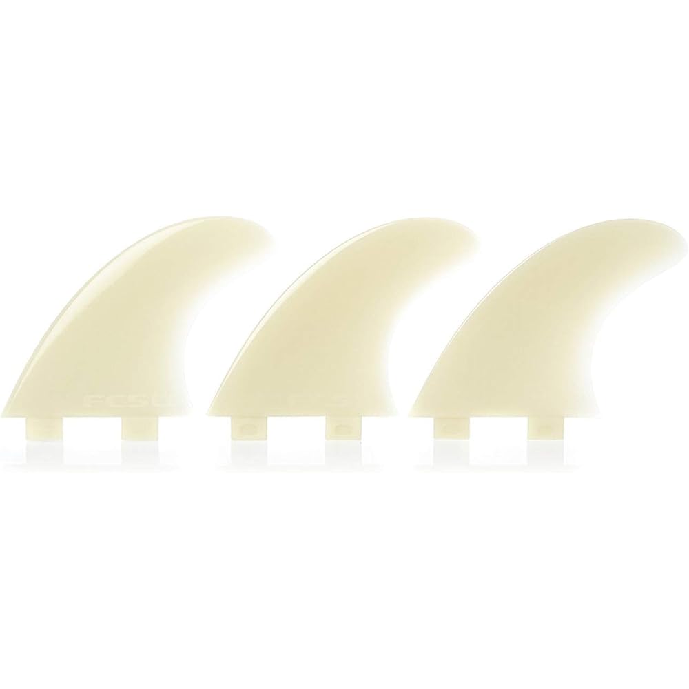 FCS M7 NATURAL GLASS FLEX TRI FIN SET FCS Natural Glass Tri (3 pieces) fin set