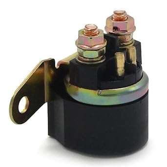 Motorcycle Starter Relay Motorcycle Starter Solenoid Relay for Suzuki LT-F4WDX King Quad 1991-1998 LT-4WD LT4WD DR250 DR350 DR650 GSXR1100 31800-49100