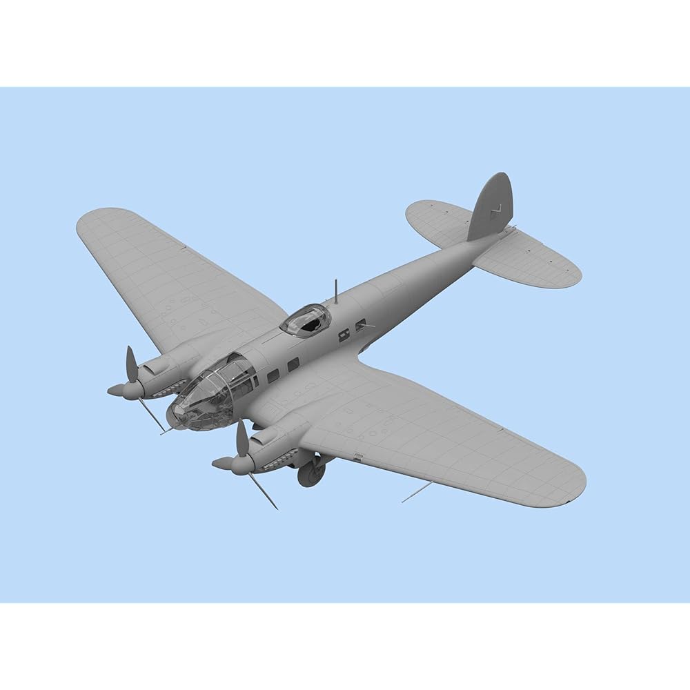 ICM ICM 1/48 Luftwaffe Heinkel He111H-6 Bomber Plastic Model 48262