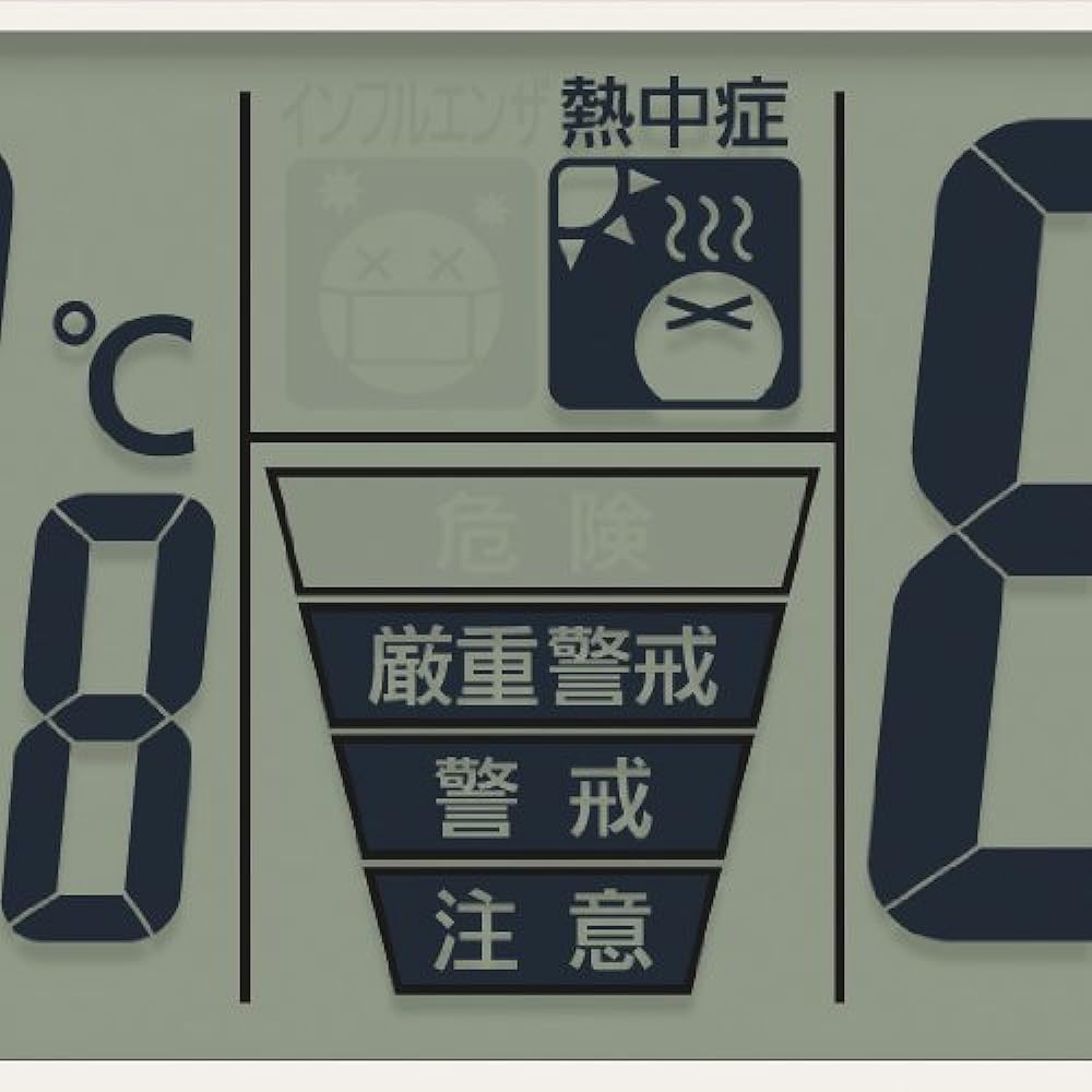 RHYTHM Citizen Wall Clock, Radio Controlled Clock, Thermometer and Hygrometer Included, Automatic Lighting at Night, Wooden Frame, Brown, CITIZEN Inform Navi EX Ф361x60mm 4FY620-006