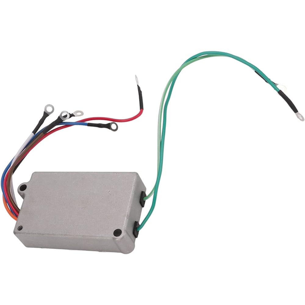 CDI Switch Box Wear Resistant Aluminum Alloy ABS Easy Installation 332-4911A2 Replacement OE Ignition CDI Box 114-4911 Replacement CDI Electronics OE Mariner Outboard 20 2 Cylinder 1972‑1977 Replacement