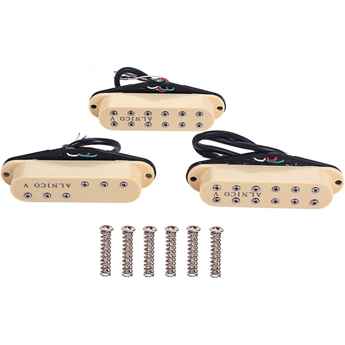 Vaguelly 3pcs Alnico 5 Pickup Alnico V Pickup Guitar Single Coil