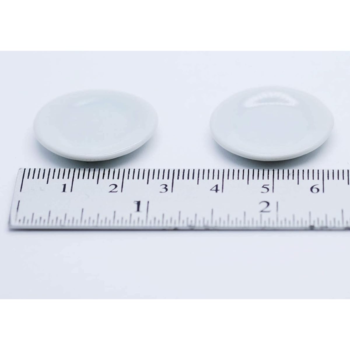 1shopforyou White Siamic Plate Dish Bowl Dollhouse Miniature Food Kitchen