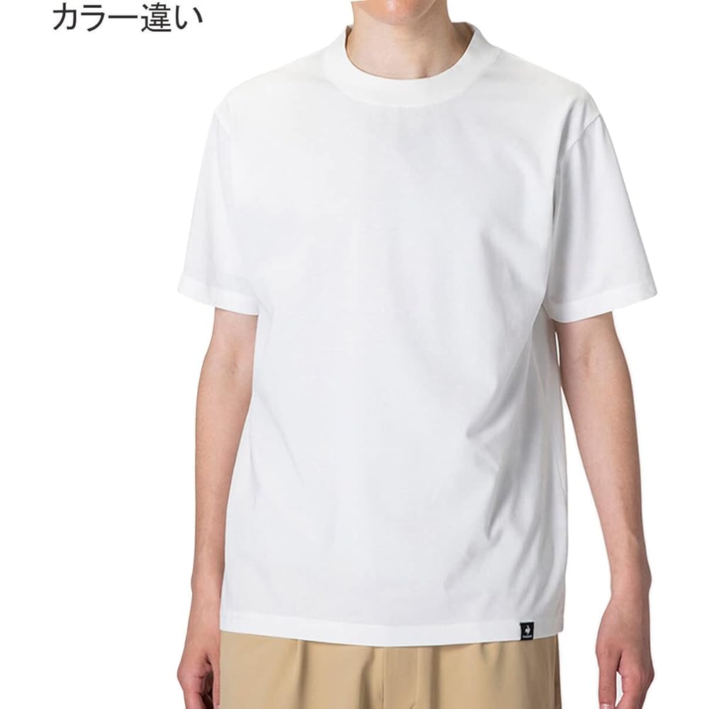 [Le Coq Sportif] T-Shirt, Short Sleeve Shirt, Innerwear, Sweat Absorbent, Quick Drying, Antibacterial and Odor Resistant, UPF15, Jersey, Jacket T, Crew Neck, Standard