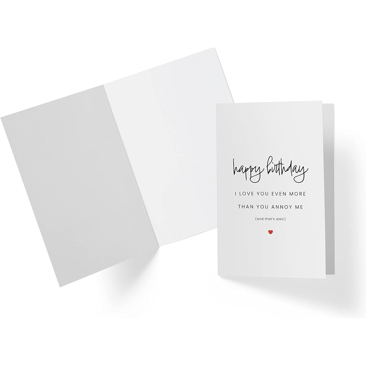 Sweet Birthday Cards Unisex Happy Birthday Cards for Friends Single Large 5.5 x 8.5 Greeting Cards Birthday Cards for Husband Birthday Cards for Wife Birthday Cards for Girlfriend Birthday Cards for Boyfriend Karto More Annoy