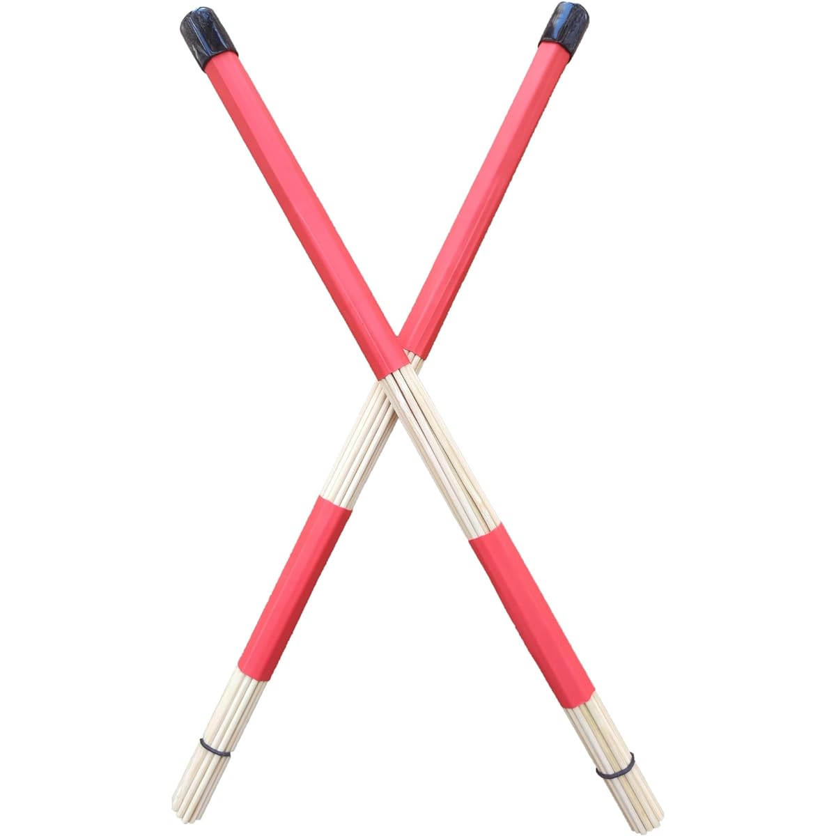 Drumstick Set, 1 Pair of Retractable Drum Wire Brush and 1 Pair of Rod Drum Brush Set for Kids Adults Rock Band Jazz Folk Students with Portable Storage Bag