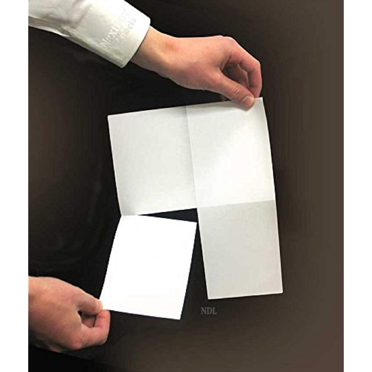 Limited Papers (TM) Perforated Paper 4-Up 20lb 8.5" x 11" 4 Sheets 4.5" x 5.5" (1 Horizontal Sheet) 500 Sheets Perfect for W-2 and 1099 Tax Forms and More