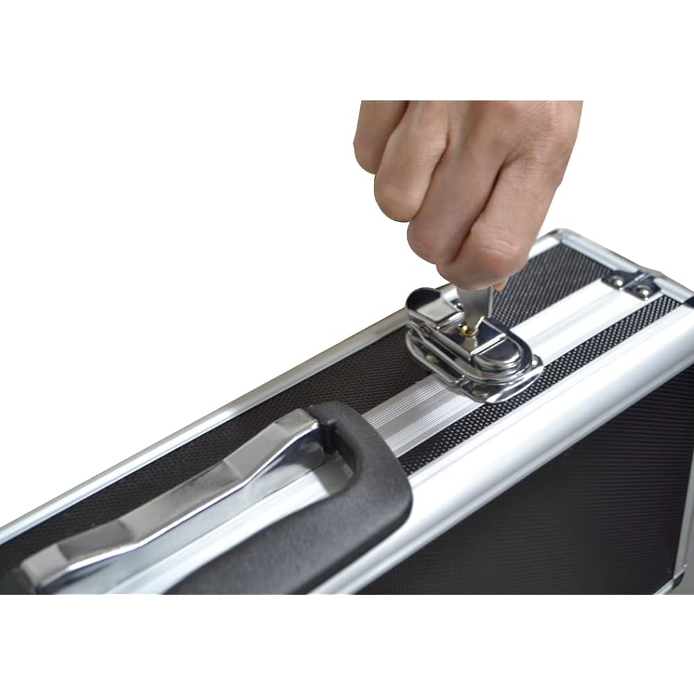 Aluminum knife case L black-3 NO,61922 (large)