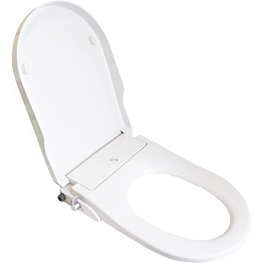 Washing toilet seat, shower toilet, easy to put on and take off, no power supply required, non-power supply type, water pressure type [Washing function can be used even without power supply in the event of a disaster] Sugihan Kirei (SG-001 / Plastic)
