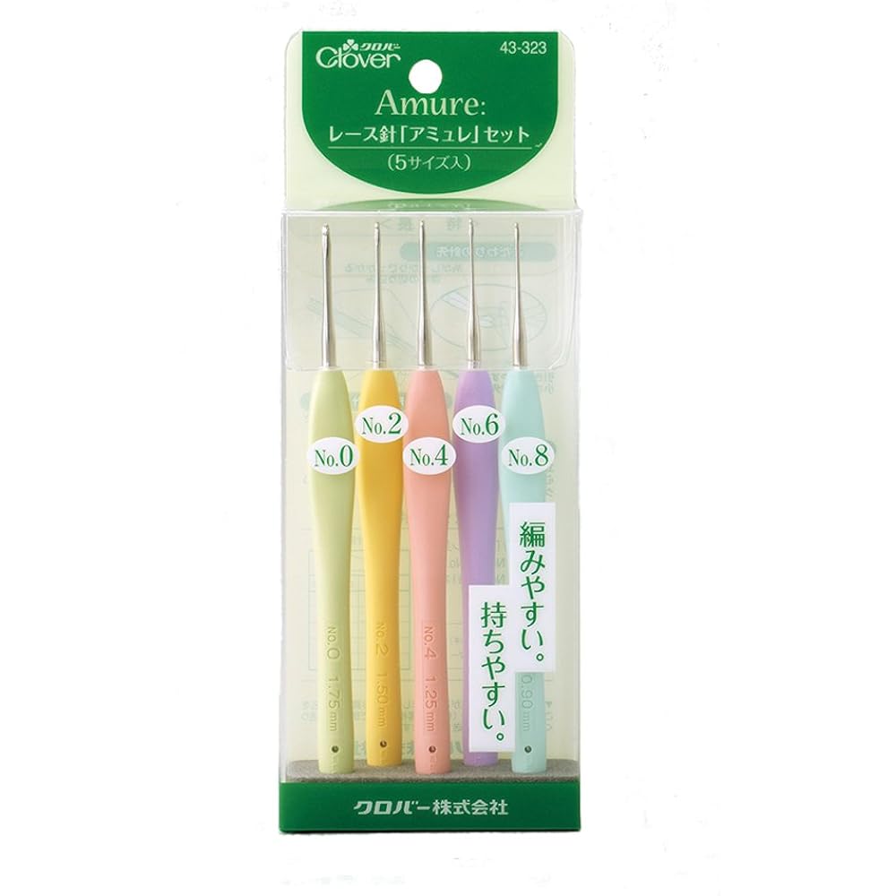 Clover Lace needle "Amule" set 43-323 & Key needle "Amule" set 43-321 [Set purchase]