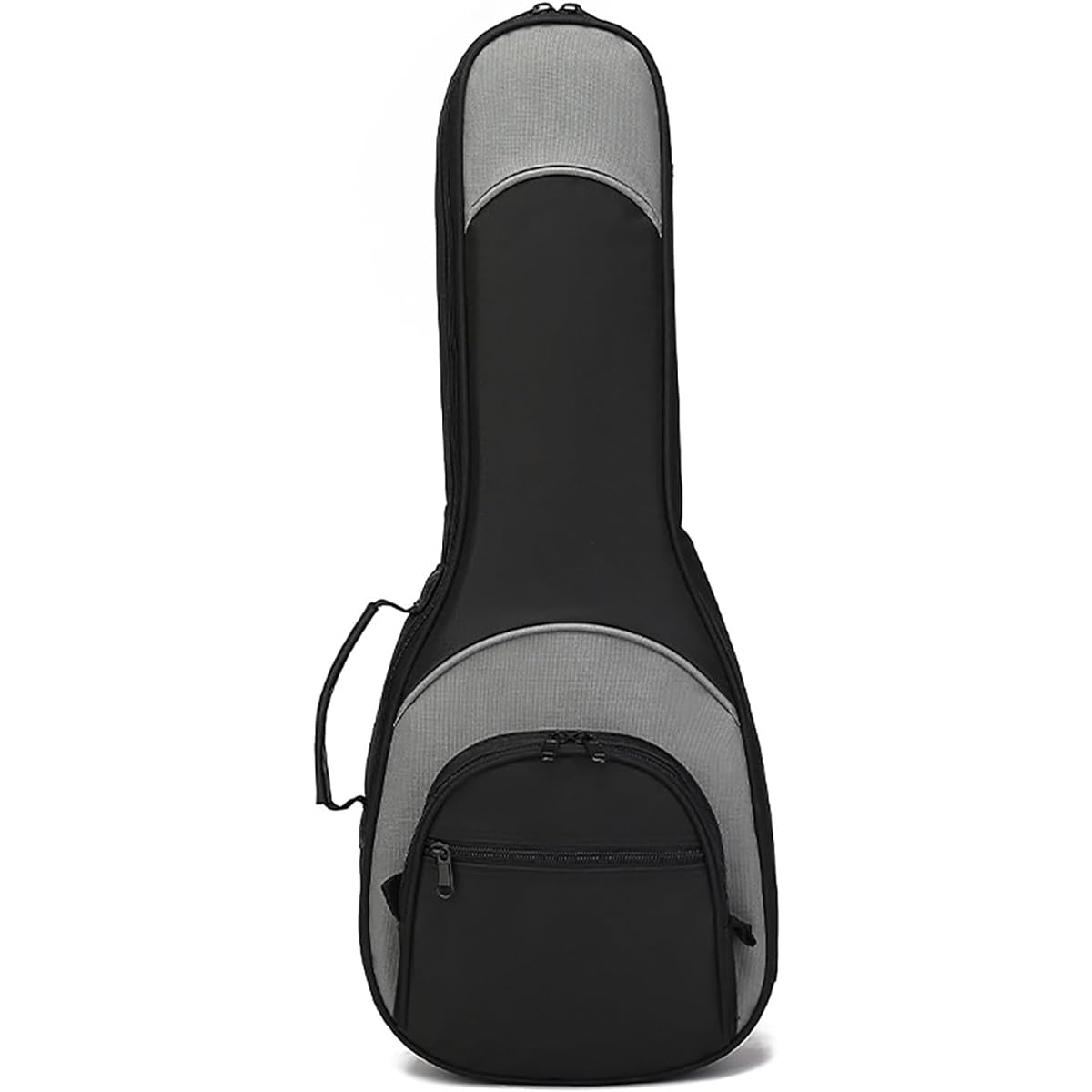 Ukulele Bag Ukulele Case Ukulele Bag Small Guitar Bag Shoulder Backpack with Protective Cushion (Color: Gray, Size: 23inch)