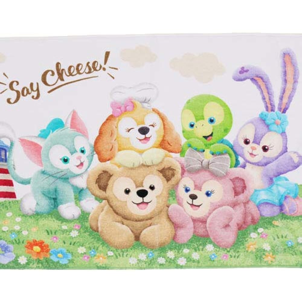 gaia80 Duffy & Friends Bath Towel Duffy & Friends Say cheese! [Tokyo Disney Sea Exclusive] Disney Goods Souvenir