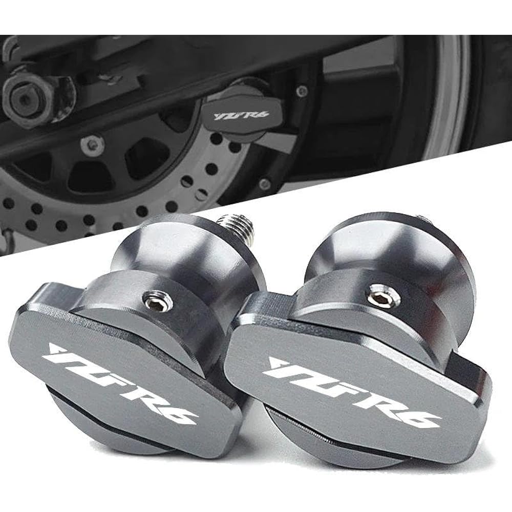 Bike Stand Screw Slider M6 Motorcycle Accessories Swing Arm Spool Slider Stand Screw For YZF R6 YZFR6 2000 2001 2002 2003 2004 2005 2006-2016 (Color: Black, Size: B)
