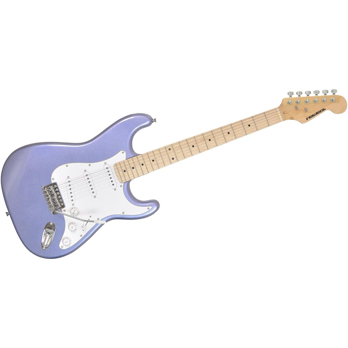 PLAYTECH Electric Guitar ST250 Maple Metallic Blue
