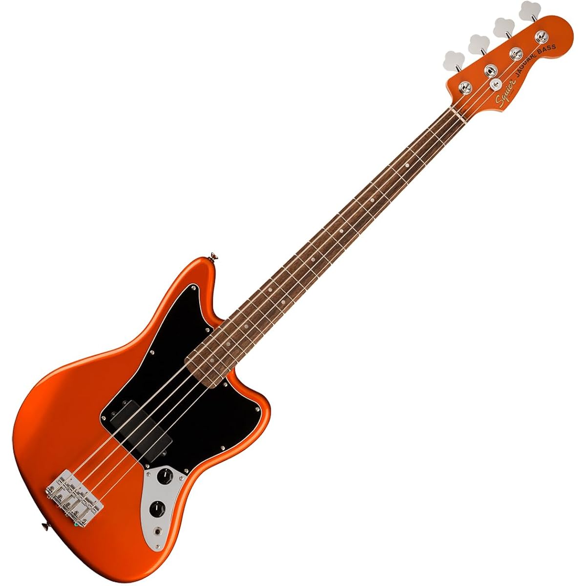 Squier by Fender FSR Affinity Series Jaguar Bass H Metallic Orange Bass Beginner 12-piece set [with headphone amplifier] Jaguar bass Squier/Squier