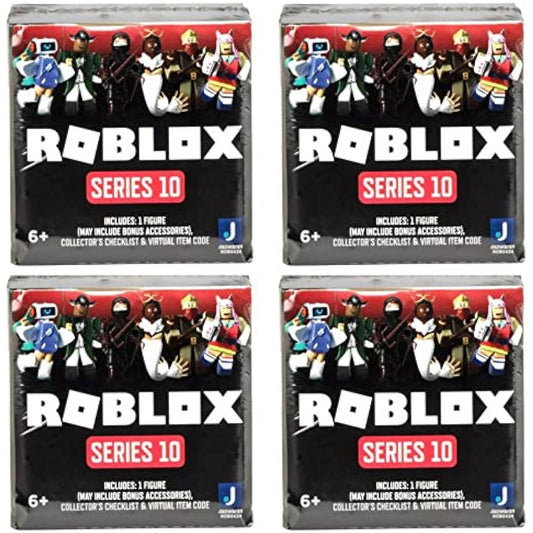 Roblox Action Collection Series 10 Mystery (Military Green Assortment) (With Exclusive Virtual Items) (4 Mystery Figures)
