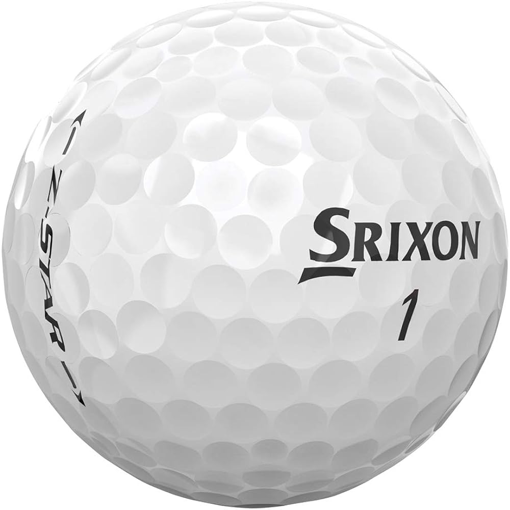SRIXON Golf Ball Z-Star Z-Star Golf Ball 3-Piece Construction 2017 Model (1 Dozen) Parallel Import White 3-Piece Construction