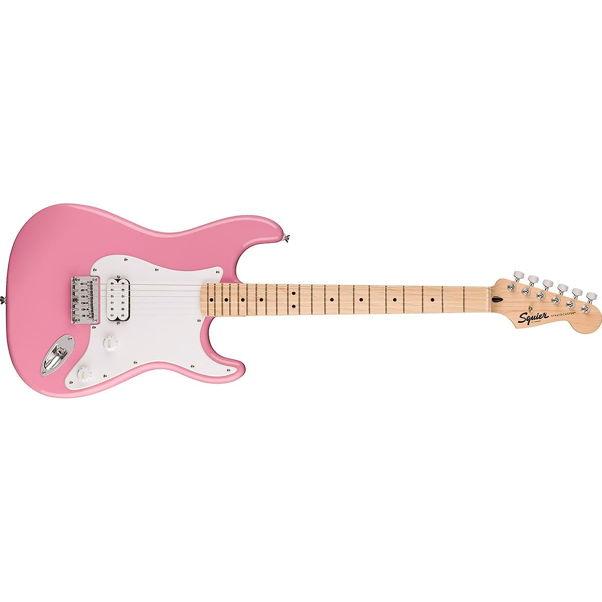 Squier by Fender SONIC STRATOCASTER HT Flash Pink 14-piece electric guitar beginner set [with VOX amp] Stratocaster Hardtail 1PU Squier/Squier