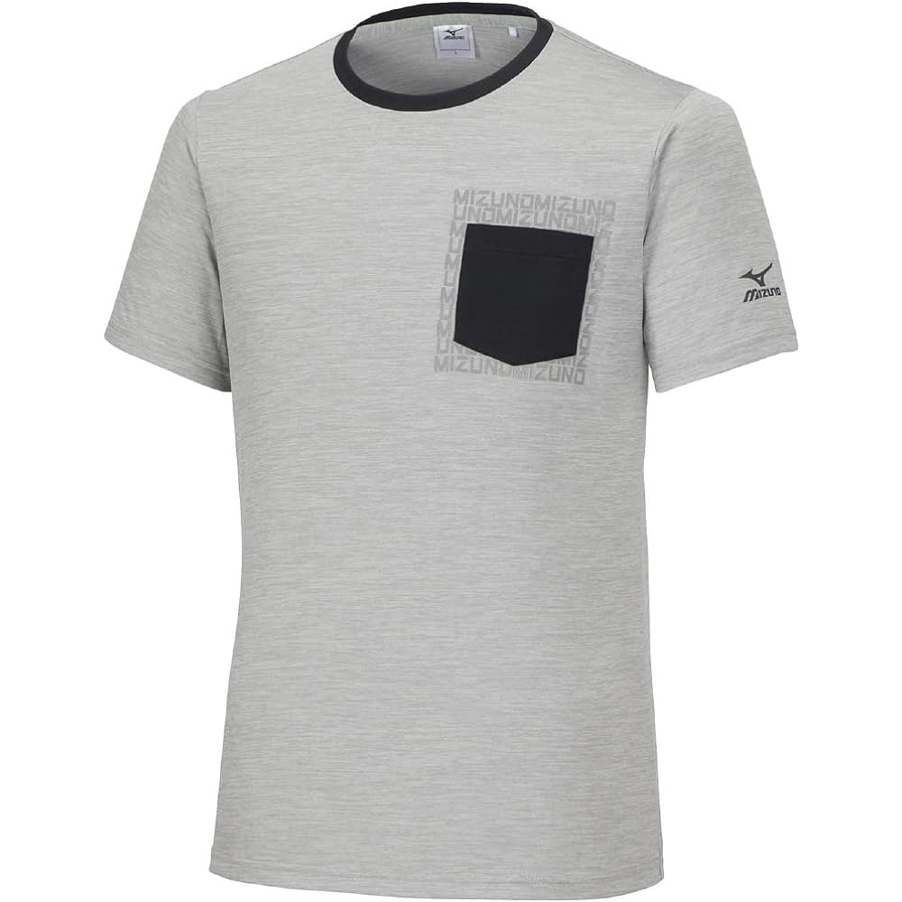 [Mizuno] Training Wear, Short Sleeve T-Shirt, Sweat Absorbent, Quick Drying, Antibacterial, Odor Resistant, Stain Resistant, UPF15 K2JAA113 Men's