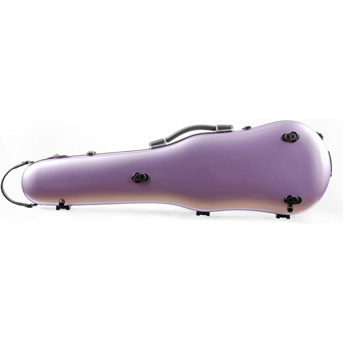 Violin Case, 4/4 Full Size Violin Hard Case, Portable Lightweight Violin Case Backpack, Violin Bag Accessory Bag, Violin Protection Box with Adjustable Shoulder Strap, Violin Storage Case, Purple