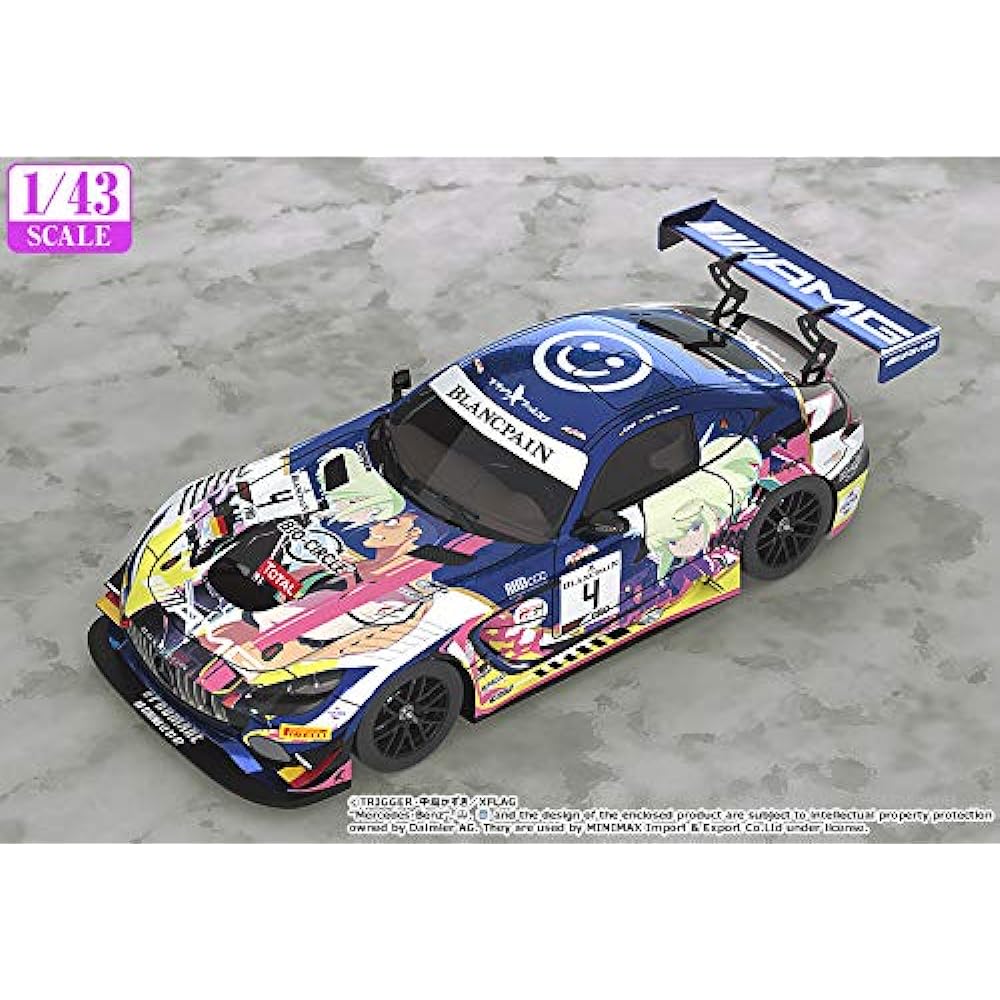 Promare 1/43#4 Mercedes-AMG Team Black Falcon 2019 SPA24H ver. 1/43 scale resin painted finished miniature car
