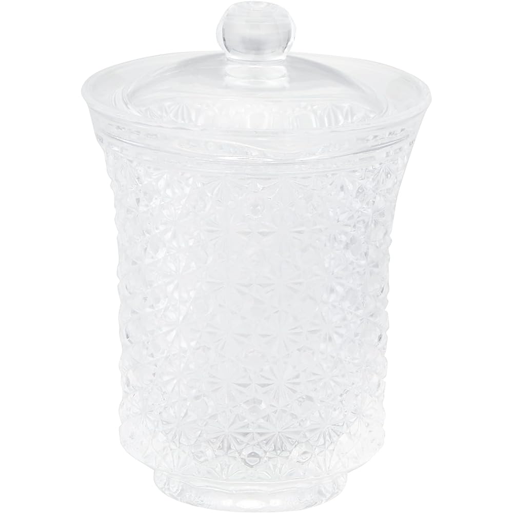 Adelia Chopstick Washer, Maximum 7.1 x Height 10cm, Glass Feature, Chopstick Washer, Set of 6, Made of Crystal Glass, Made in Japan F-70183