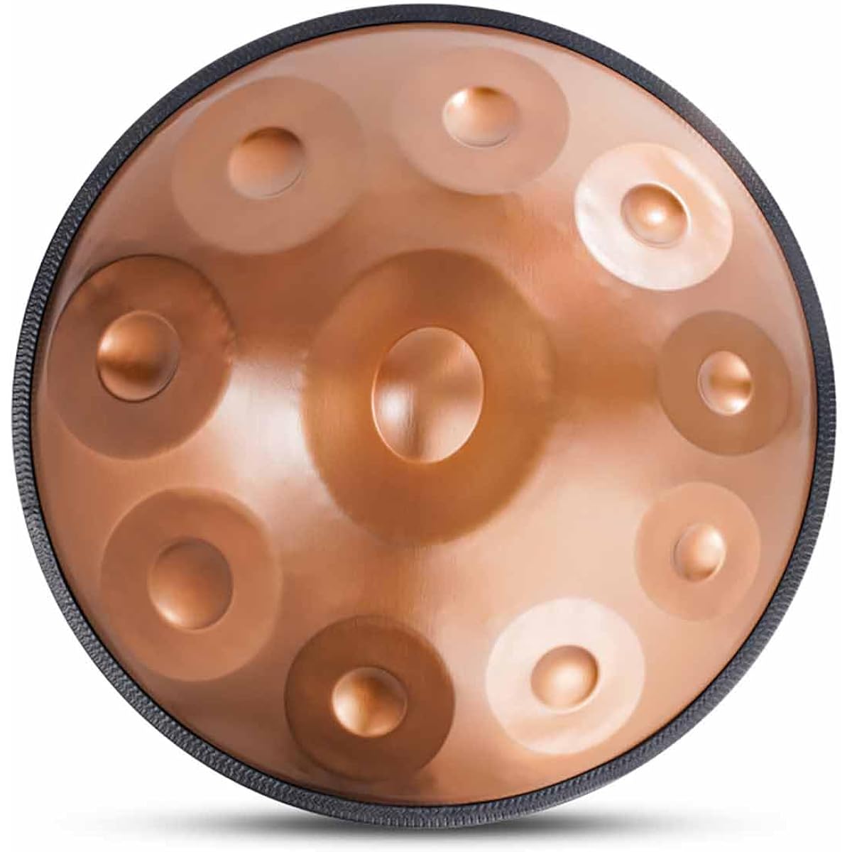 Hand Drum Percussion Instrument D Minor 9/10/12 Tone Steel Tongue Drum Hand Drum Professional Percussion Drum with Carrying Bag for Yoga Meditation 9 Tone 2