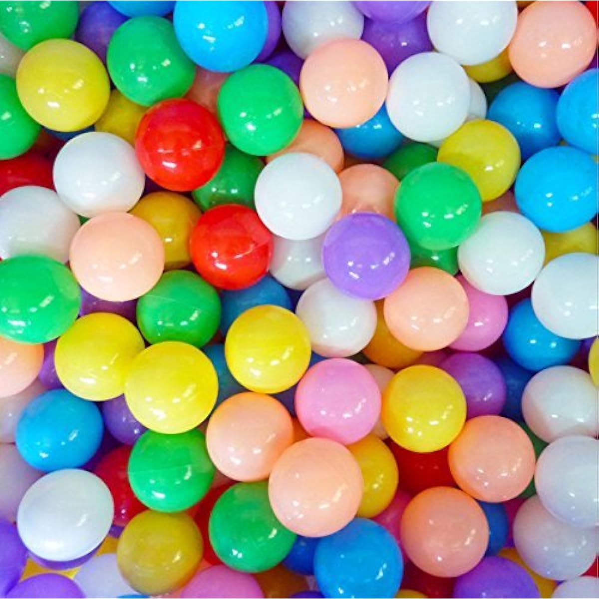 Real Relax 5.5cm Colorful Balls Soft Plastic Ocean Balls for Babies/Kids