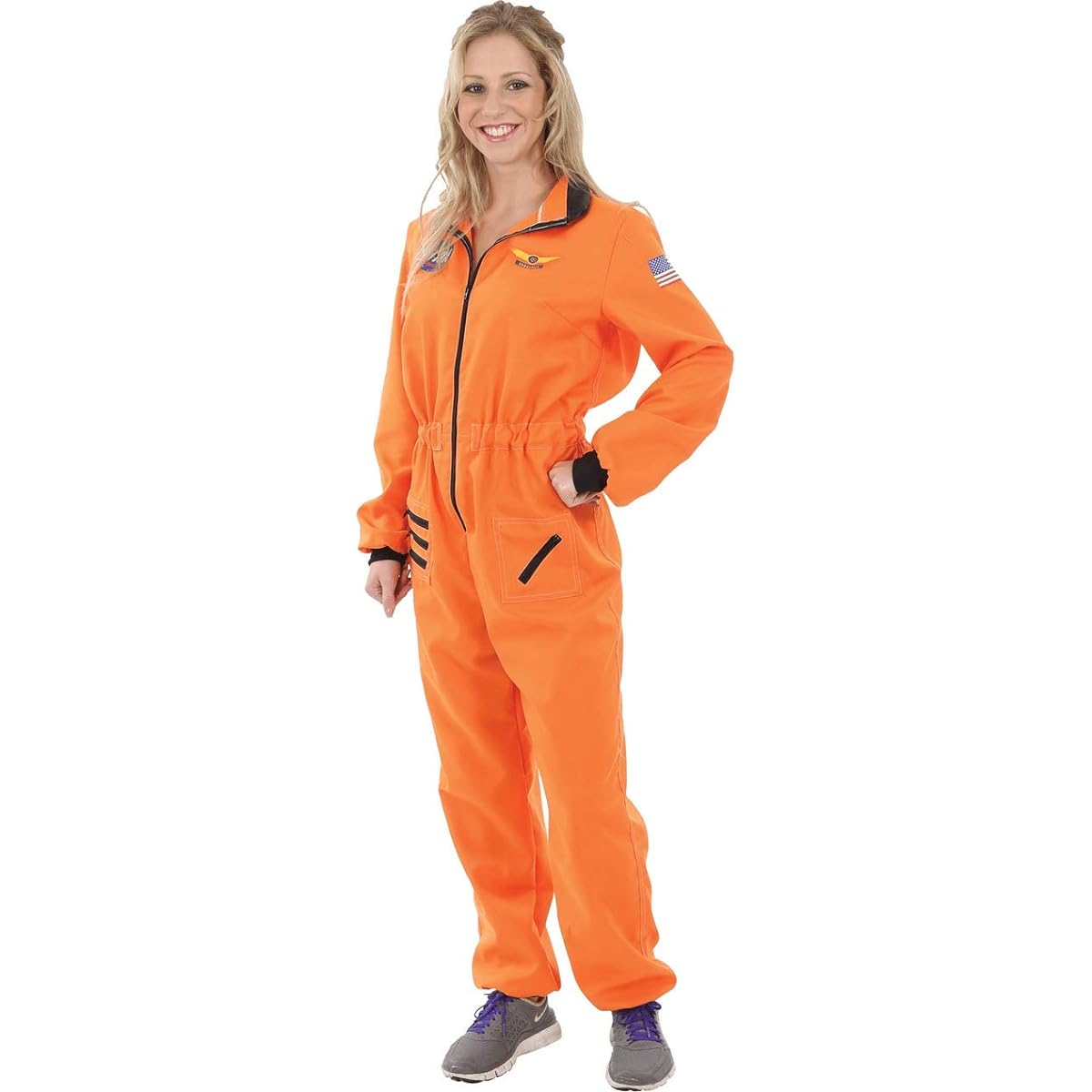 Orion Costumes Astronaut Alien Space Alien NASA Fancy Dress Costume Orange