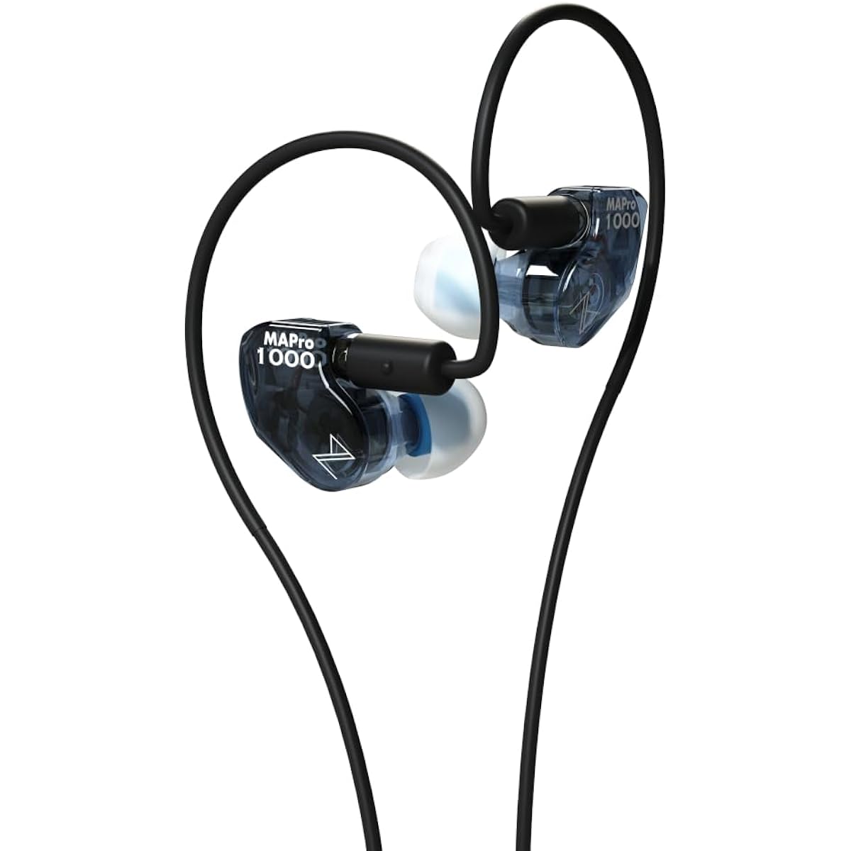 Maestraudio MAPro1000 Garal Blue [Earphones with 10mm graphene dynamic driver and 5.8mm ceramic tweeter] Monitor earphone shape MMCX re-cable Approx. 120cm Pouch included Made in Japan High resolution Gaming VR [OTA-MAPRO-1000-GB]