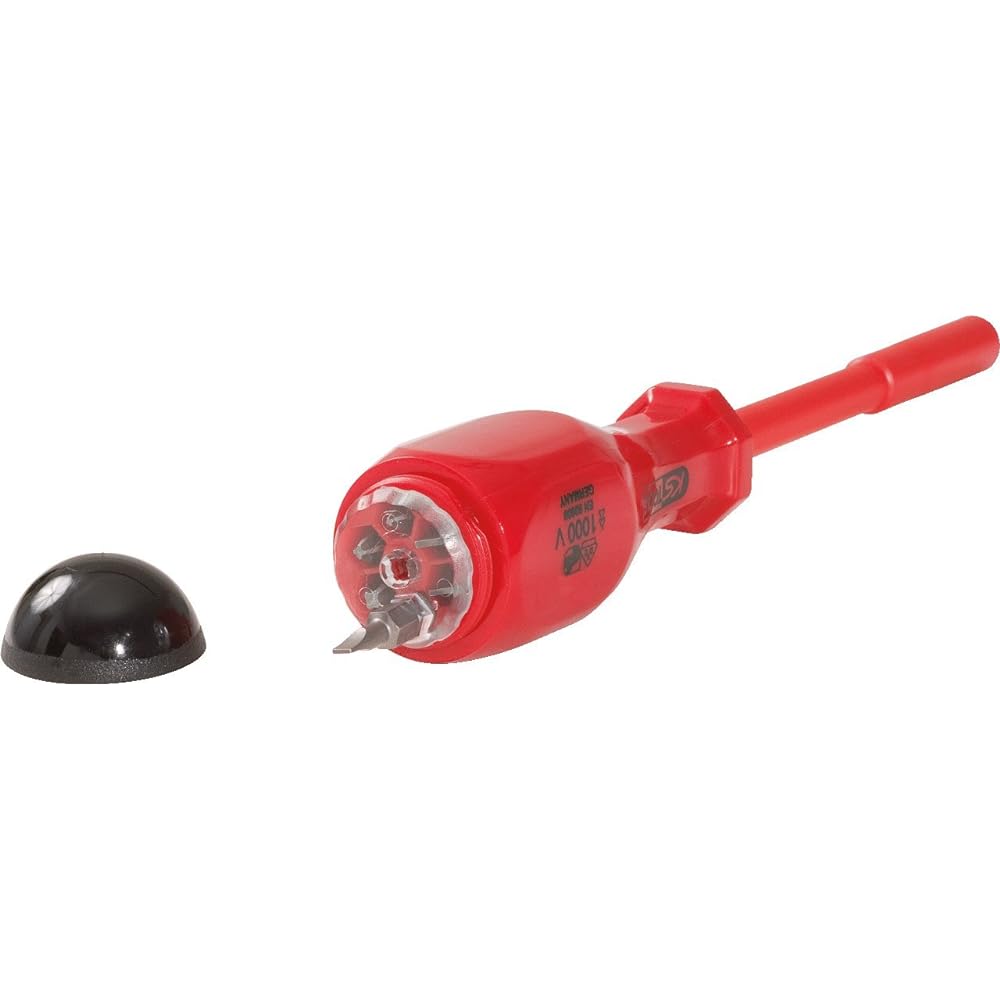 KS TOOLS Insulated bit screwdriver+magazine 1/4" 117.1625
