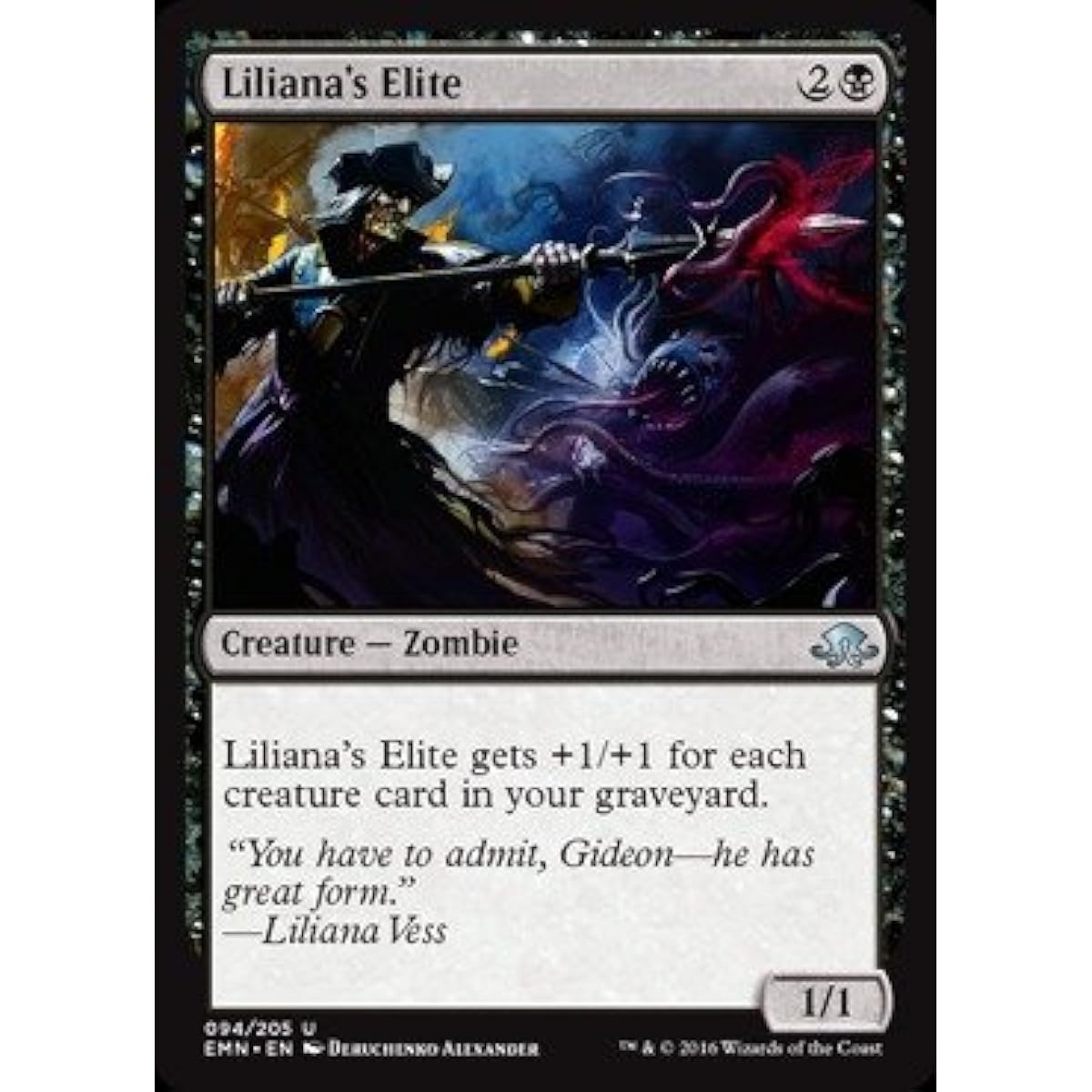 Magic : the Gathering – Liliana 's Elite ( 094 / 205 ) – Eldritch Moon