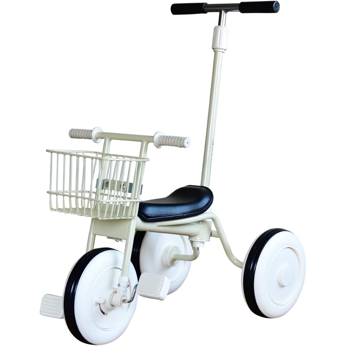Tricycle Steering Wheel Children Front Wheel Lock Free Function Kids Boys Girls Riding Toy Play Equipment