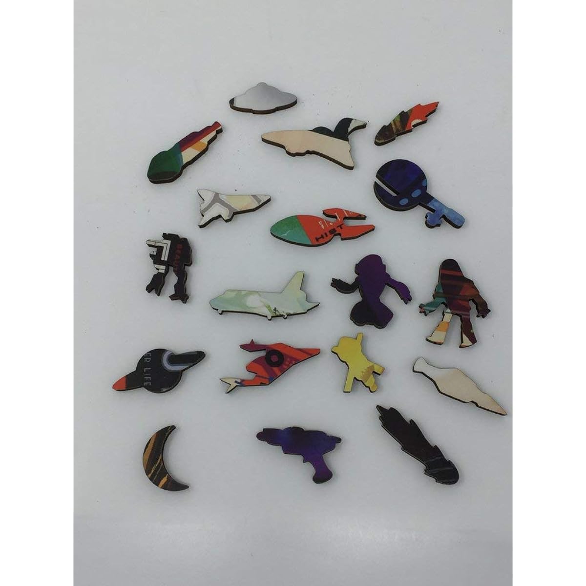 Nautilus Puzzles JPL and NASA (522 Piece Wooden Jigsaw Puzzle)
