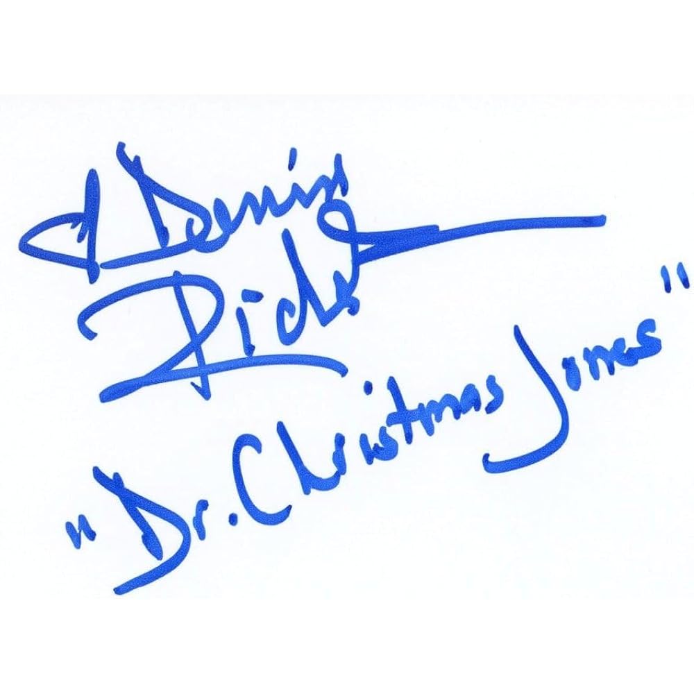 Denise Richards Hand Signed + Dr. Christmas Jones Additional Ink 8x10 Poster JSA Certificate of Authenticity Seed Stars Certificate of Authenticity 007 Bond Girl James Bond