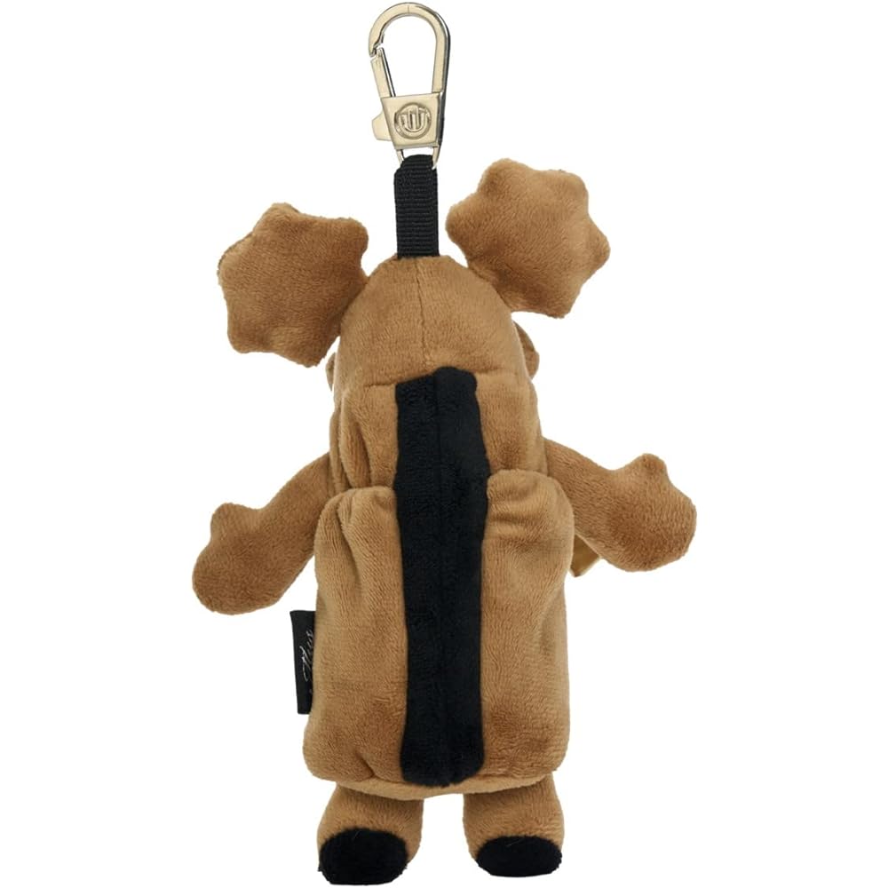 MU SPORTS Fluffy Boa ShuShu Ball Holder 703H6904 Beige