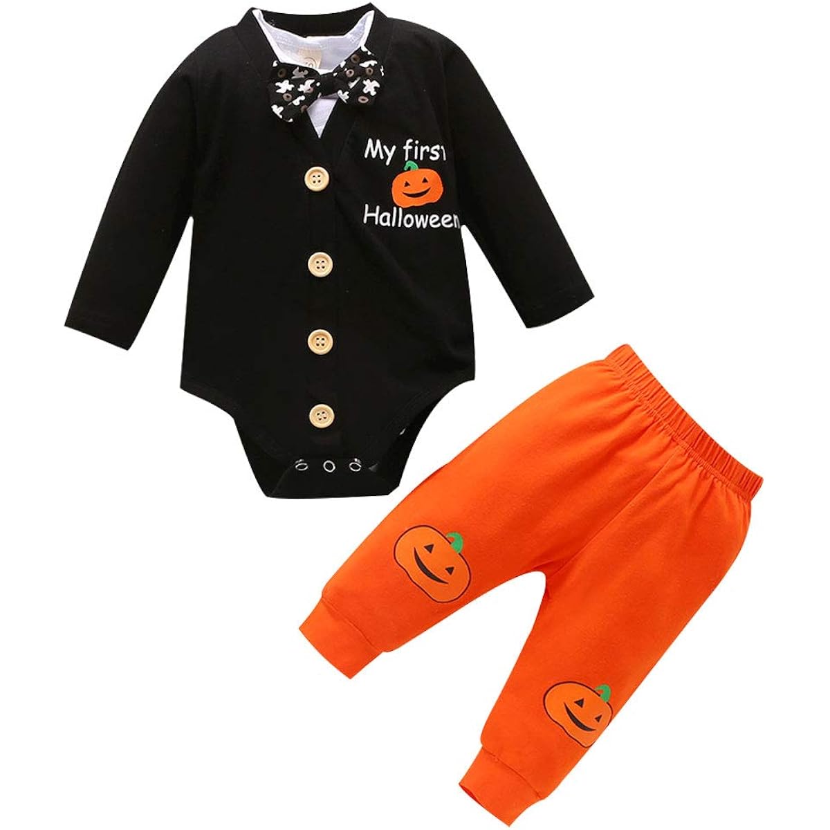 Xifamniy Baby Boy Thanksgiving/Halloween/Christmas Costume Pants and Top Set Newborn