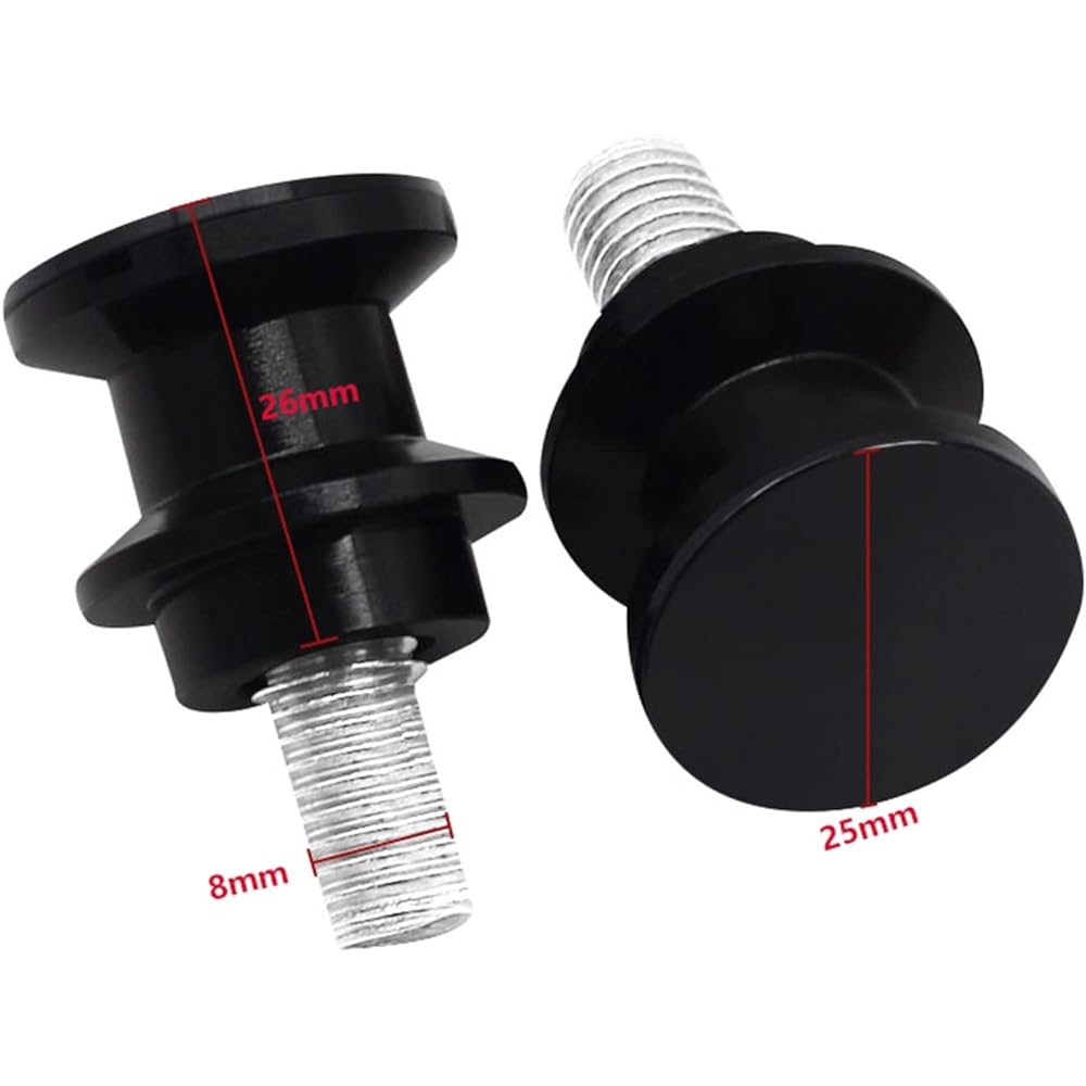 Motorcycle Swing Arm Bobbin Spool Motorcycle 8mm Swing Arm Spool Slider Stand For KA-WA-SA-KI ZX-6R ZX 6R Zx-6r NINJA 2013-2019 (Color: Gray)