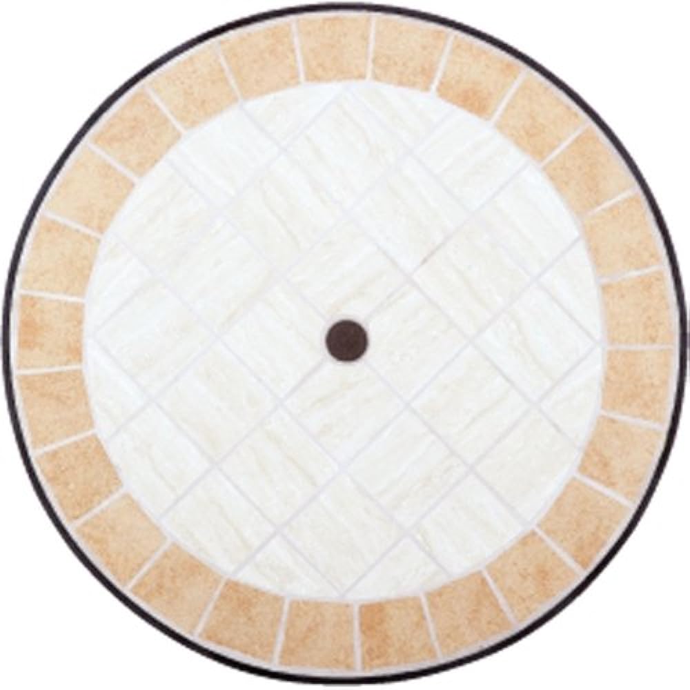 Trapertine round table