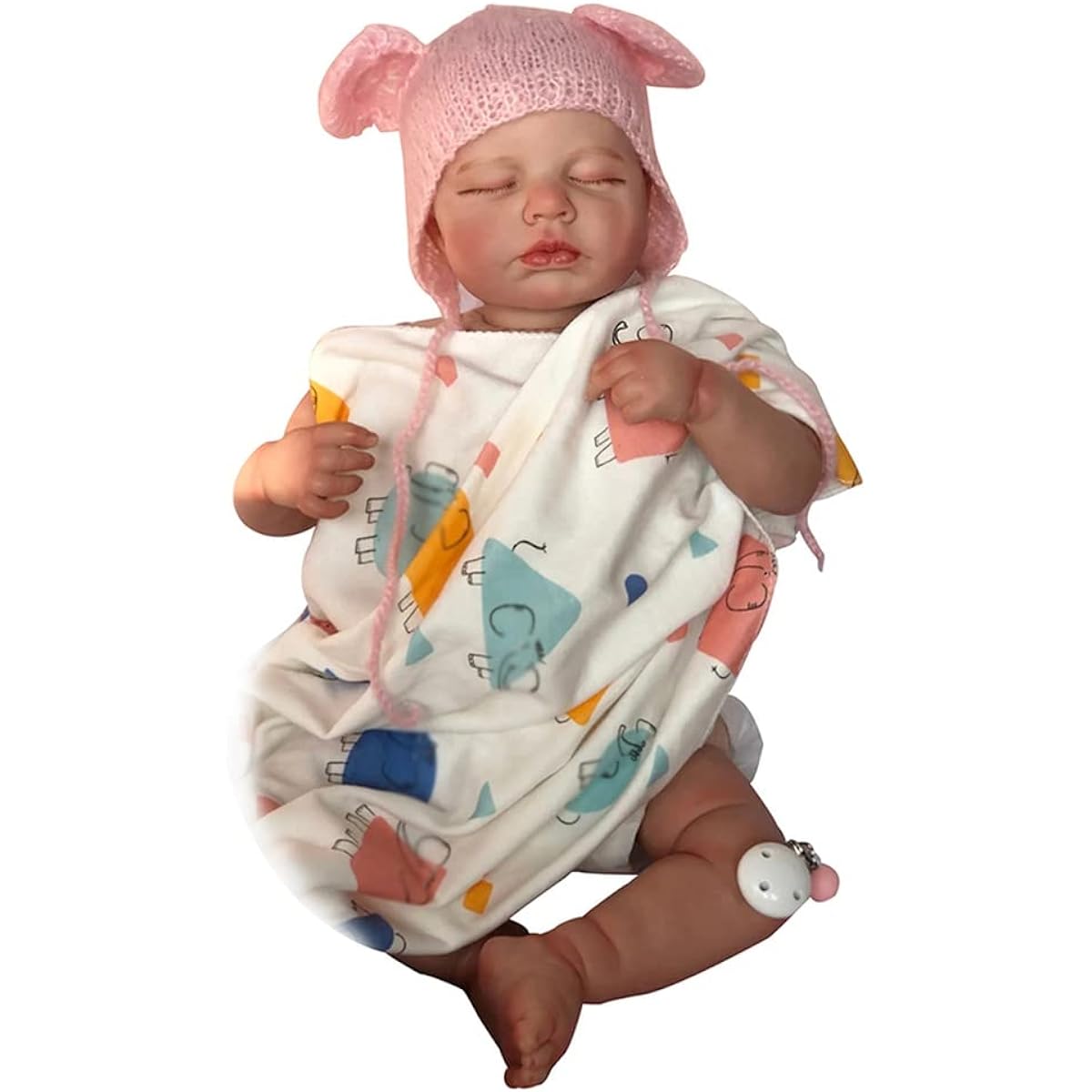 Lonian 49cm Realistic Picture 3D Skin Layered Painting Visible Veins Reborn Baby Doll